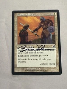 MTG Mageta's Boon Artist Proof and Signature Signed Williams - Picture 1 of 2