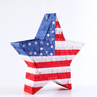 Patriotic American Flag Design Star Pinata for Memorial Day Independence Day Fou