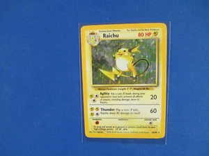 Pokemon Base set " Raichu " EX- NMT see scans - Picture 1 of 2