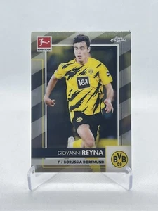 2020-21 Topps Chrome Bundesliga Giovanni Reyna Borussia Dortmund Base Card #33 - Picture 1 of 2