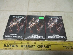 New Warhammer 40k WH40K Supremacy Tactical Objectives Sealed Card Packs GW 40-21 - Bild 1 von 2