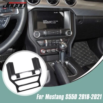 Carbon Dash GPS Screen Frame Trim For Ford Mustang S550 GT EcoBoost 2018-20 2021 - Image 1 of 4