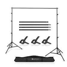  10 X 10 ft Photo Video Studio Background Support Stand, Adjustable Heavy Duty 