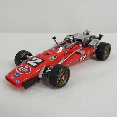 Mario Andretti Spark 1:43 Diecast #2 STP Brawner Hawk Ford 1969 Indy 500 ganador Foto 1 de 4
