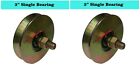 3" inch Steel V Groove Wheel Slide Driveway Gate Sliding Rolling Single Bearing 
