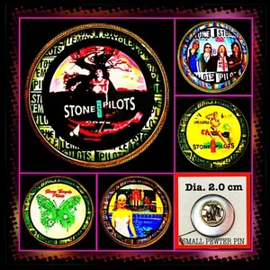 STONE TEMPLE PILOTS ALBUM ART🎸 LOT OF FIVE EXCLUSIVE SMALL PEWTER PINS - Imagen 1 de 7