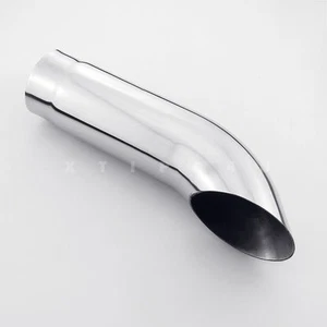 Tubo de escape de acero inoxidable 304 de 2,5" de entrada de 2,75" de 11" de largo - Imagen 1 de 7