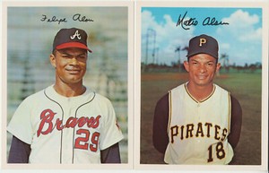 1967 Dexter Press MATTY & FELIPE ALOU BROTHERS  - NM/MT+ to MINT   GORGEOUS CARD