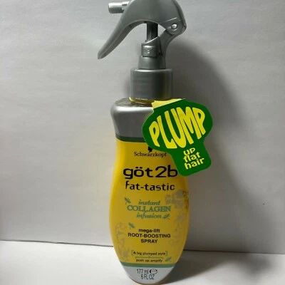 Got2B Fat-Tastic Rooth Boosting Spray DISCONTINUED 1 Bottle 6oz Collagen - Image 1 of 4