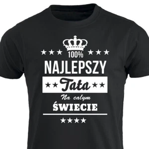 Najlepszy Tata POLEN Koszulka smieszna Polish T-Shirt Polska prezent dla taty  - Bild 1 von 21