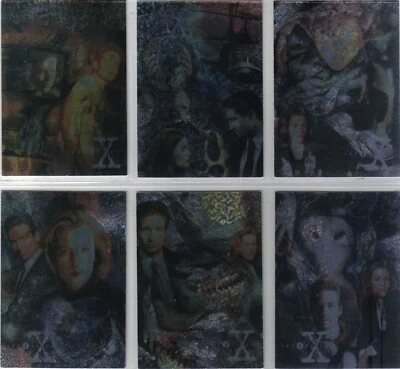 X FILES SEASON 3 SET OF SIX ETCHED FOIL CARDS - Image 1 of 4