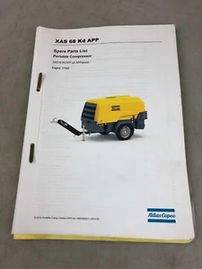 ATLAS COPCO Ersatzteilliste Spare Parts List Xas 68 KD App - Bild 1 von 2