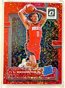 2022-23 Donruss Optic TyTy Washington Jr. Red Sparkle Prizm Rated Rookie RC Sp - Picture 1 of 2