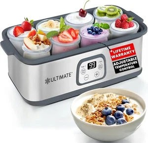 Lo último en yogurtera probiótica con control de temperatura y tiempo ajustable - Mak - Imagen 1 de 8