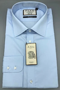 Thomas Pink, hellblaues Shirt, UK:17,5, EU:44, UVP:115£!  Neu mit Etikett, Slim Fit - Bild 1 von 11