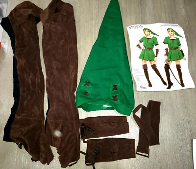 Mujer XS ELFO GUERRERO PRINCESA CHARADAS ¡Completo! bonito! Foto 1 de 3