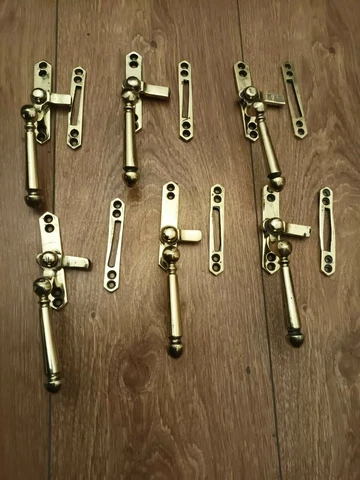 Antique Georgian Left Side Window Latch  Casement Handles Cover