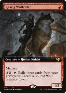 Kessig Wolfrider (379) Extended Art Innistrad: Crimson Vow VOW MTG Magic - Picture 1 of 1