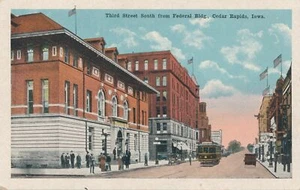 CEDAR RAPIDS IA - Third Street South from Federal Building - Picture 1 of 2