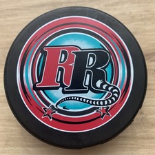 ALBANY RIVER RATS AHL HOCKEY PUCK ALTERNATE LOGO RAT TAIL LINDSAY MADE IN CANADA