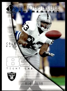 2004 SP Authentic Courtney Anderson Rookie 0149/1199 Oakland Raiders #109 R103 - Picture 1 of 2