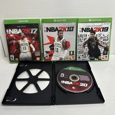 NBA 2K17, NBA 2K18 And NBA 2K19 NBA 2K20 ***ALL 4 GAMES FOR ONE LOW PRICE*** - Image 1 of 4