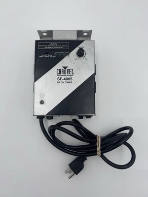 CHAUVET SF-4005 2/4 Channel Timer System Controller w Power Cord - Image 1 of 4