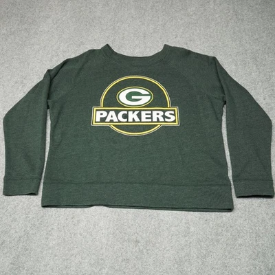 NFL Green Bay Packers Mujer Ropa de Dormir Sudadera XL Verde Algodón Foto 1 de 4