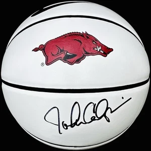 JOHN CALIPARI FIRMATO ARKANSAS RAZORBACKS NIKE LOGO BASKET PSA/DNA - Foto 1 di 3