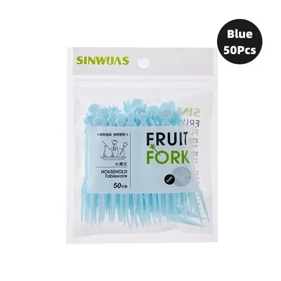 Fruit Fork Instant Noodles Cake Desserts Home Mini Forks Tableware Bento Accesso - Image 1 of 4