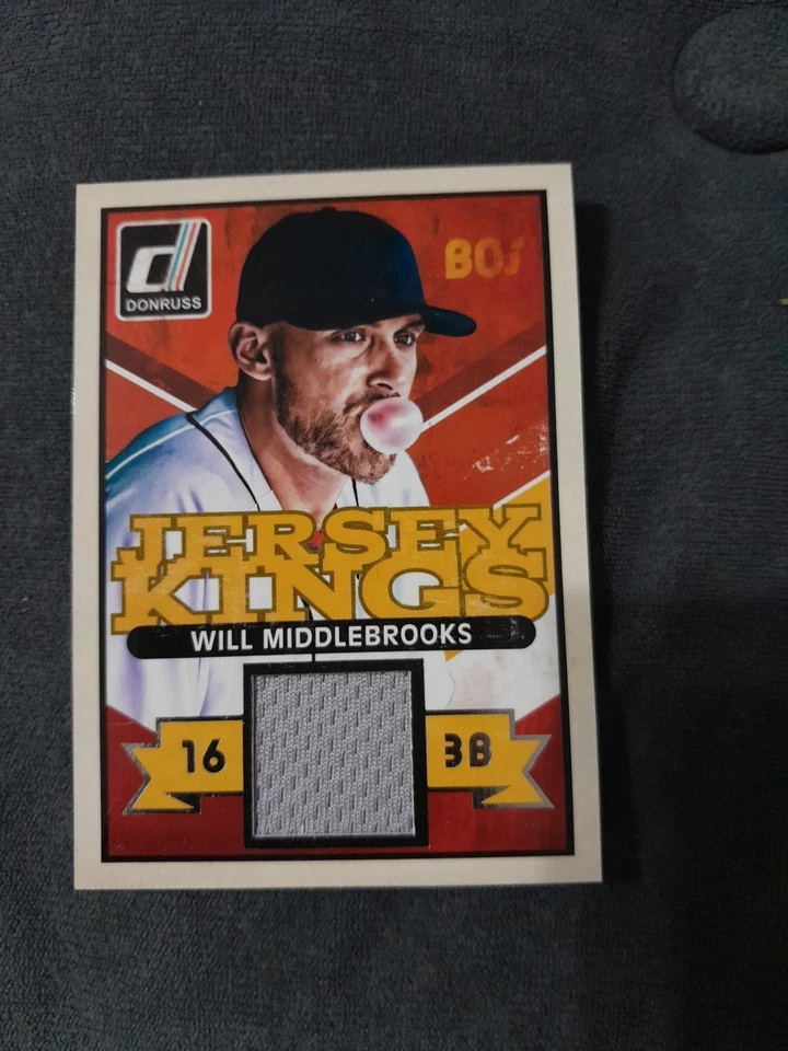 Camiseta Panini Donruss 2014 - Kings Will Middlebrooks #18  Foto 1 de 2