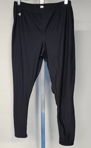 Under Armour Black Compression Leggings – Women’s XL – HeatGear Athletic Pants - Picture 1 of 7