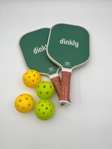 Dunkly Pickleball Paddel 2er Set - USAPA zugelassen mit 4 Bällen & Tasche - Bild 1 von 3
