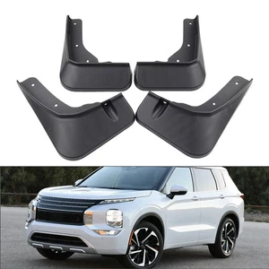 Wheel Mud Flaps Splash Guards For Mitsubishi Outlander PHEV 2022-2024 - Picture 1 of 13