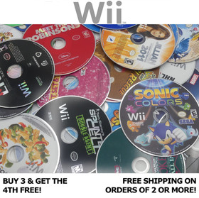 Loose Wii Games - Buy 3 & Get 1 FREE!