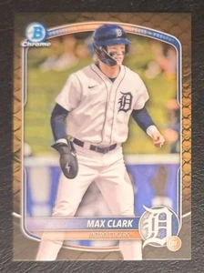 2025 Bowman Max Clark Chrome Reptilian Refractor Parallel #BCP-24 - Picture 1 of 2