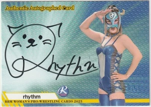 BBM 2023 Women's Pro Wrestling Rookie Autograph Card Limited 100 Serial Numbered - Picture 1 of 1