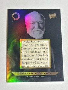 2024 Pieces of the Past 1800s Andrew Carnegie #160 Relic - Picture 1 of 2