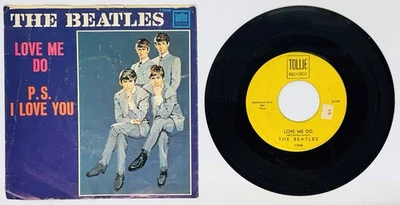 THE BEATLES “LOVE ME DO - P.S. I LOVE YOU“ 45 RPM Record & Picture Sleeve - Image 1 of 2