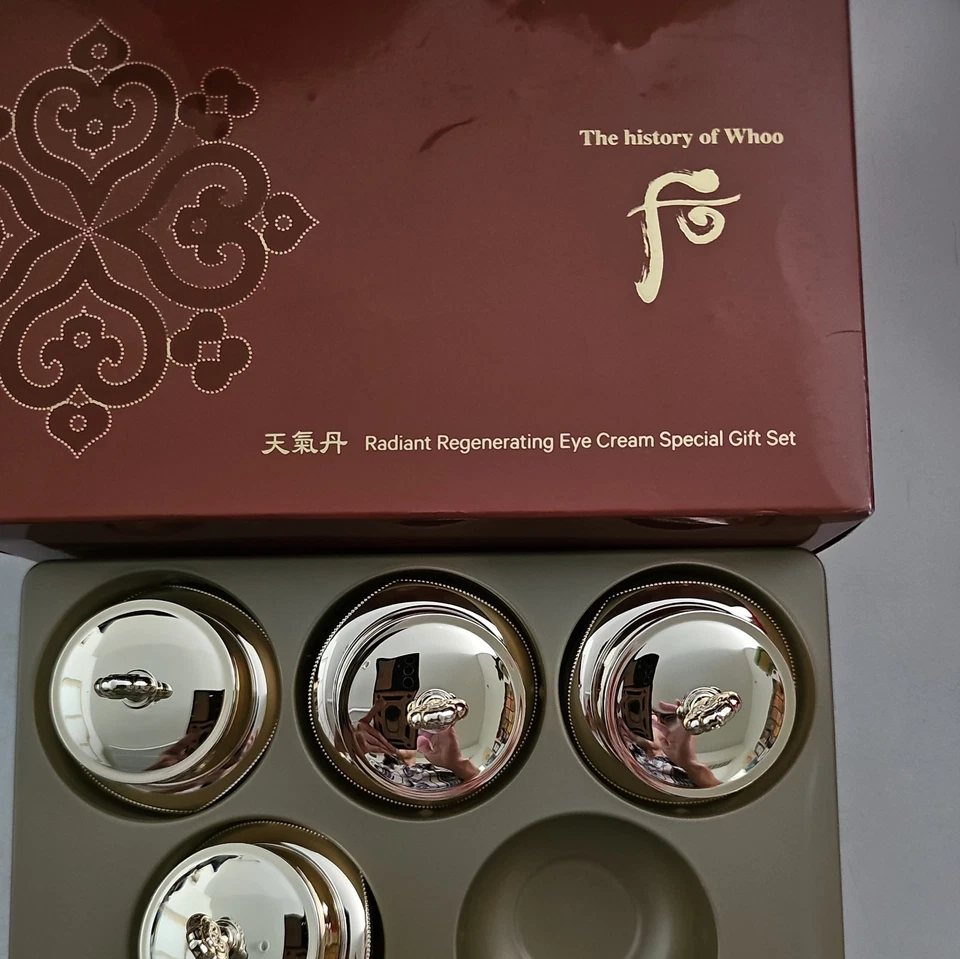 ИСТОРИЯ WHOO СИЯЮЩИЙ РЕГЕНЕРИРУЮЩИЙ КРЕМ ДЛЯ ГЛАЗ СПЕЦИАЛЬНЫЙ ПОДАРОЧНЫЙ НАБОР 5 ШТ. - Изображение 1 из 1