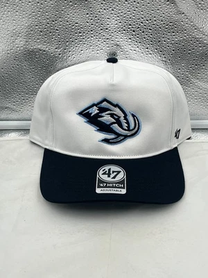 Utah Mammoth NHL '47 Brand White Two Tone Hitch Adjustable Snapback Hat - Image 1 of 4