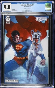 Superman Unlimited #1 CGC 9.8 Cover C Gabriele Dell Otto Card Stock Variant - Bild 1 von 2