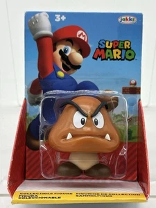 Super Mario World GOOMBA Figure World of Nintendo 2.5" Jakks Pacific - Foto 1 di 8