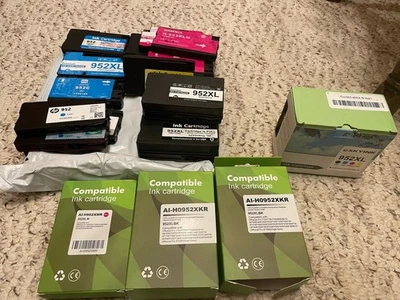 Gran Lote Cartucho Tinta HP 952XL Negro Y Colores Remanufacturas Foto 1 de 4