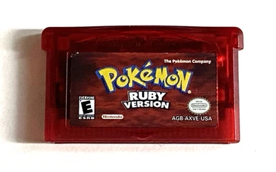 Pokemon Ruby Version Nintendo Game Boy Advance GBA Authentic Dry Battery Gameboy - Image 1 of 4