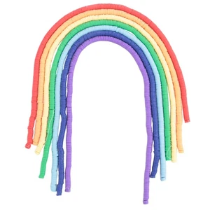 Flache Tonperlen geeignet für Schmuckherstellung Akademie Scheibenperlen 3266 - Bild 1 von 3