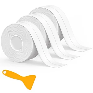 3 Rotoli Nastro Sigillante Impermeabile, Sigillante Autoadesivo Nastro in PVC, B - Foto 1 di 12