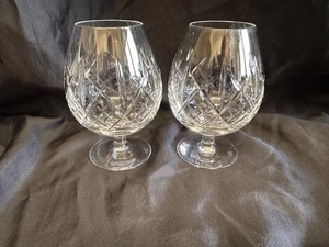 2 VINTAGE ROYAL DOULTON KRISTALL BRANDY KELCH BALLONGLÄSER SIGNIERT   - Bild 1 von 3
