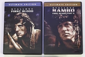 Rambo First Blood & First Blood II Movie DVDs Ultimate Edition - Picture 1 of 5
