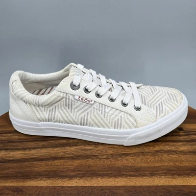 Taos Plim Soul Shoes Womens 8 Multi Striped Canvas Casual Comfort Low Sneakers - Image 1 of 4